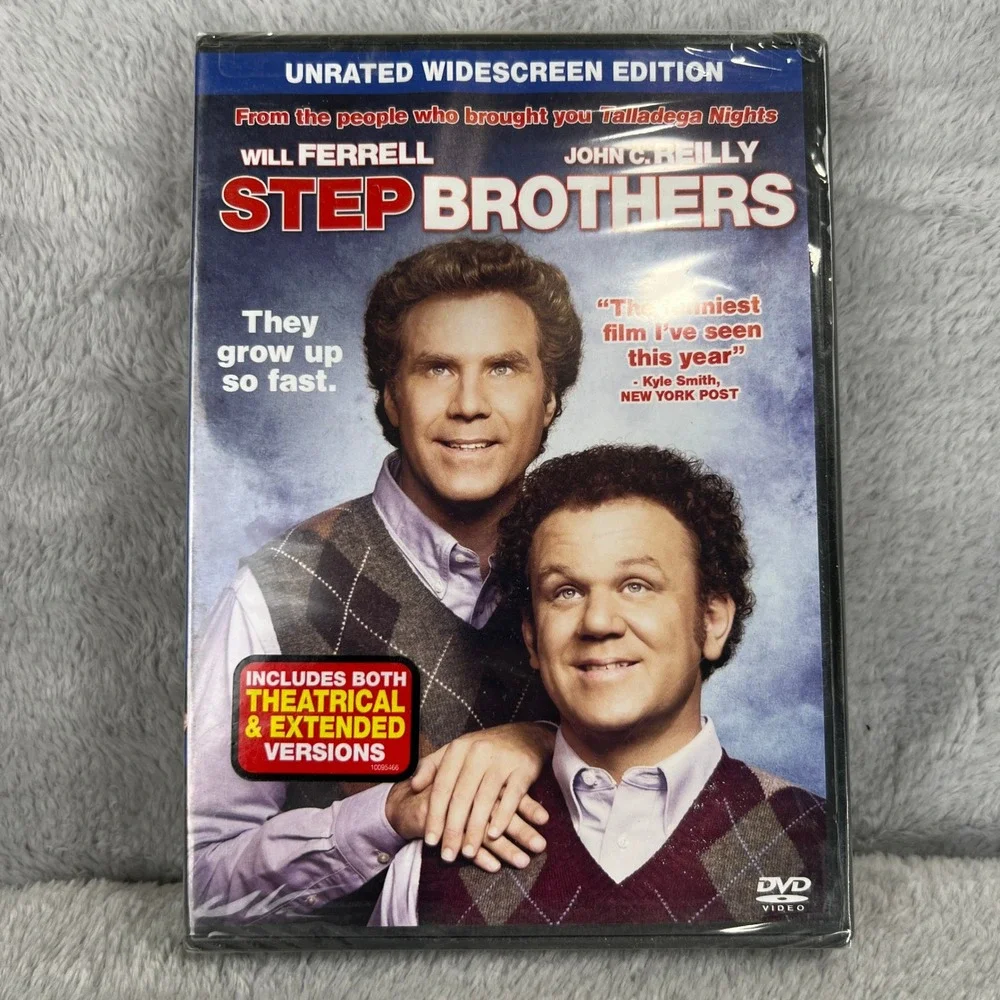 Step Brothers Unrated DVD New Sealed Widescreen Will Ferrell John Reilly Comedy